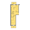 Мініатюра об'єкта 1-кім. квартира, 1 поверх