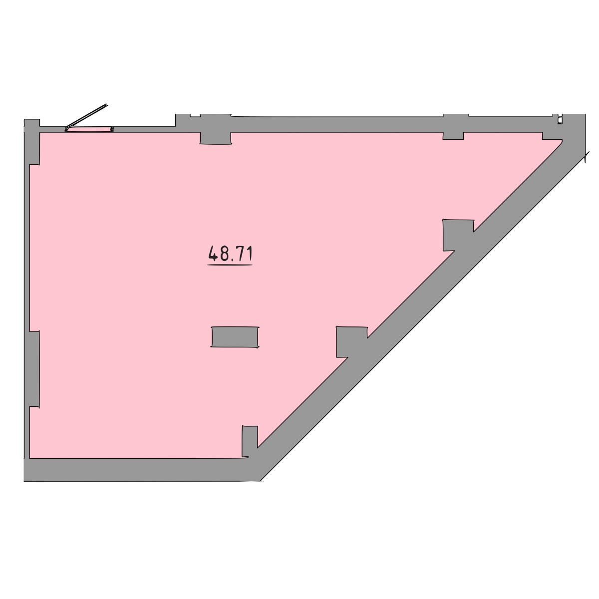 Офіс, 48,71 - Комфорт Житлобуд
