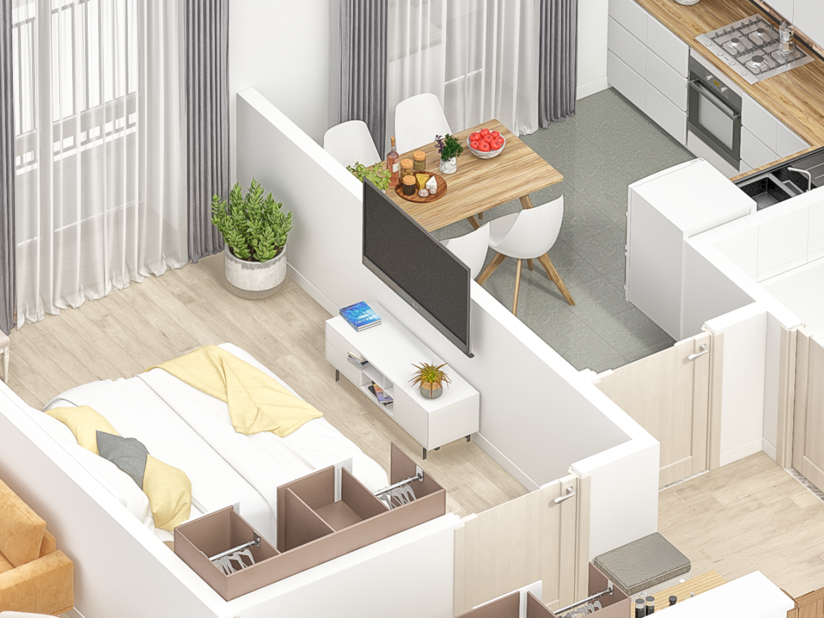 Пропонуємо Вам ознайомитися з візуалізацією квартир другої черги ЖК “КОМФОРТ ТАУН ПЛЮС” - Комфорт Житлобуд