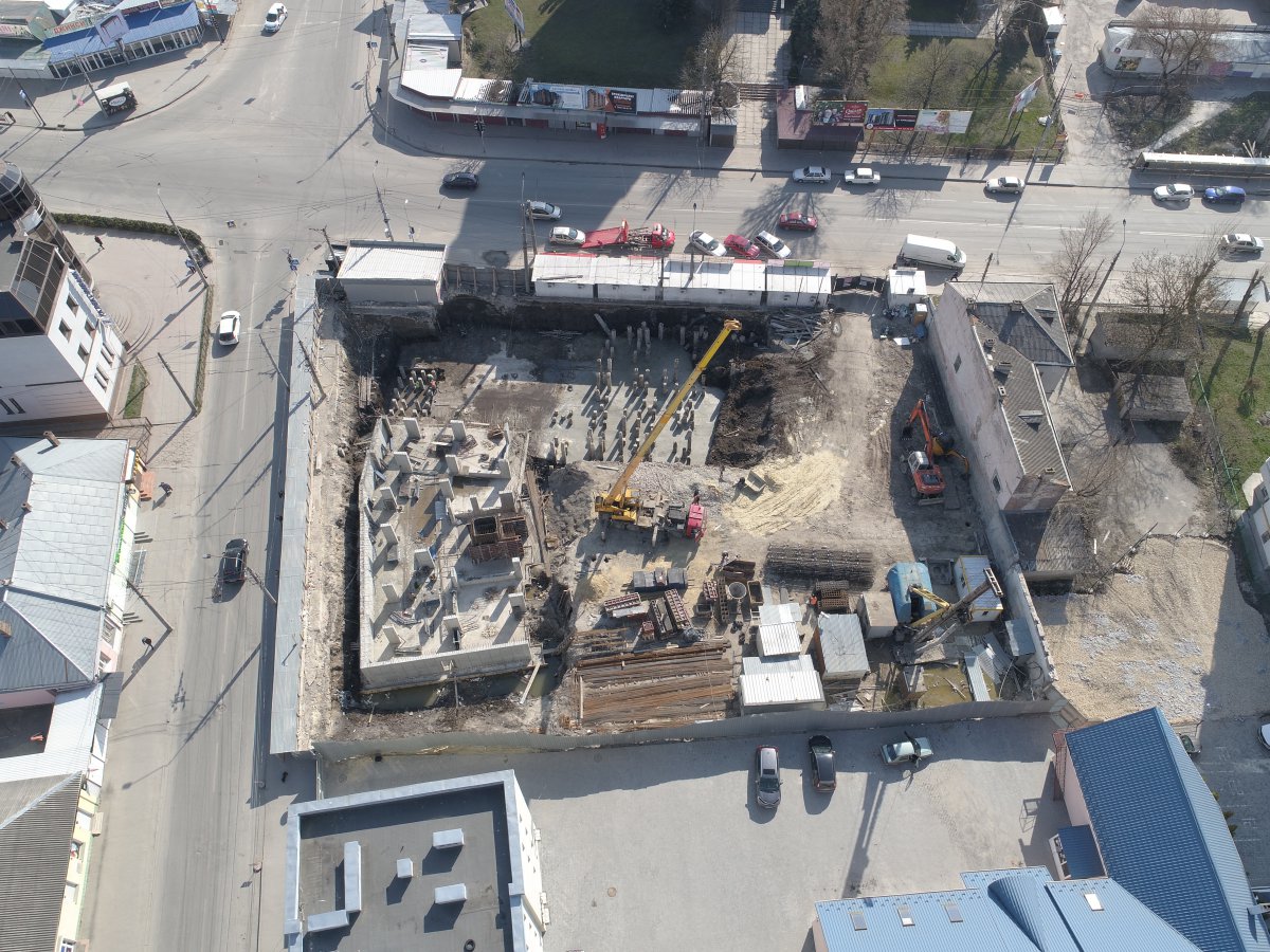 Фотозвіт по будівництву ЖК “ЦЕНТРАЛ ХОЛ” (27.03.2020 року) - Комфорт Житлобуд