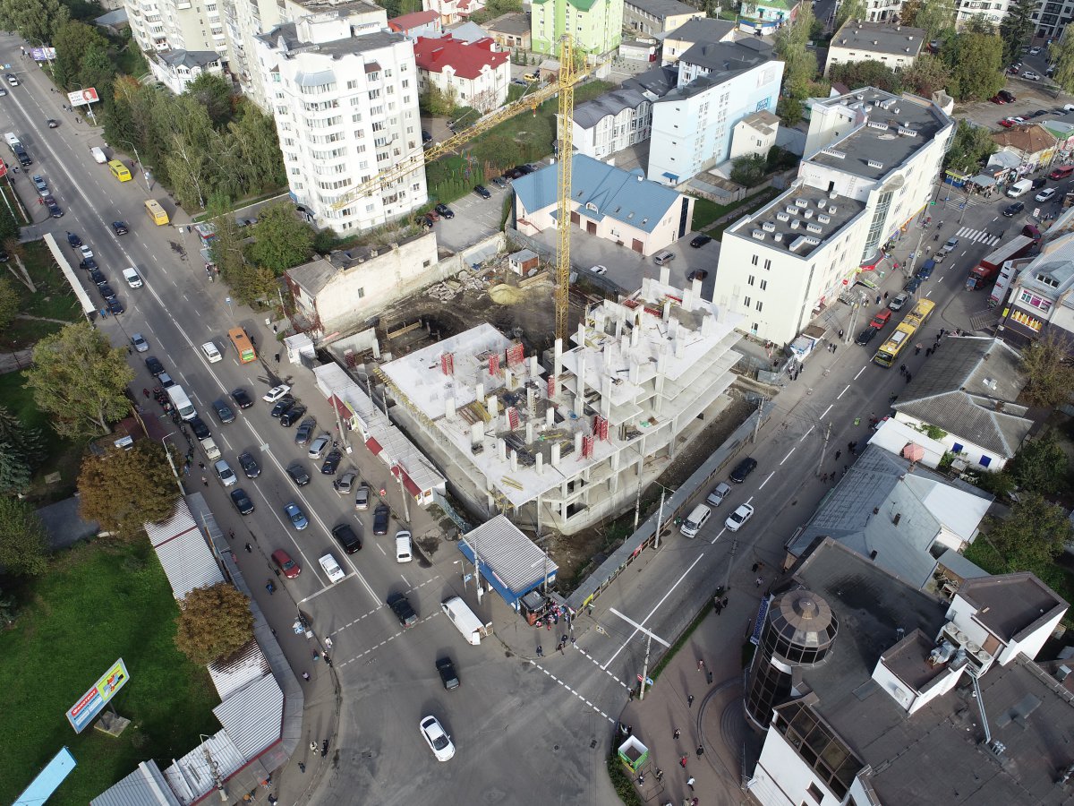 Фотозвіт по будівництву ЖК “ЦЕНТРАЛ ХОЛ” (22.10.2020 року) - Комфорт Житлобуд