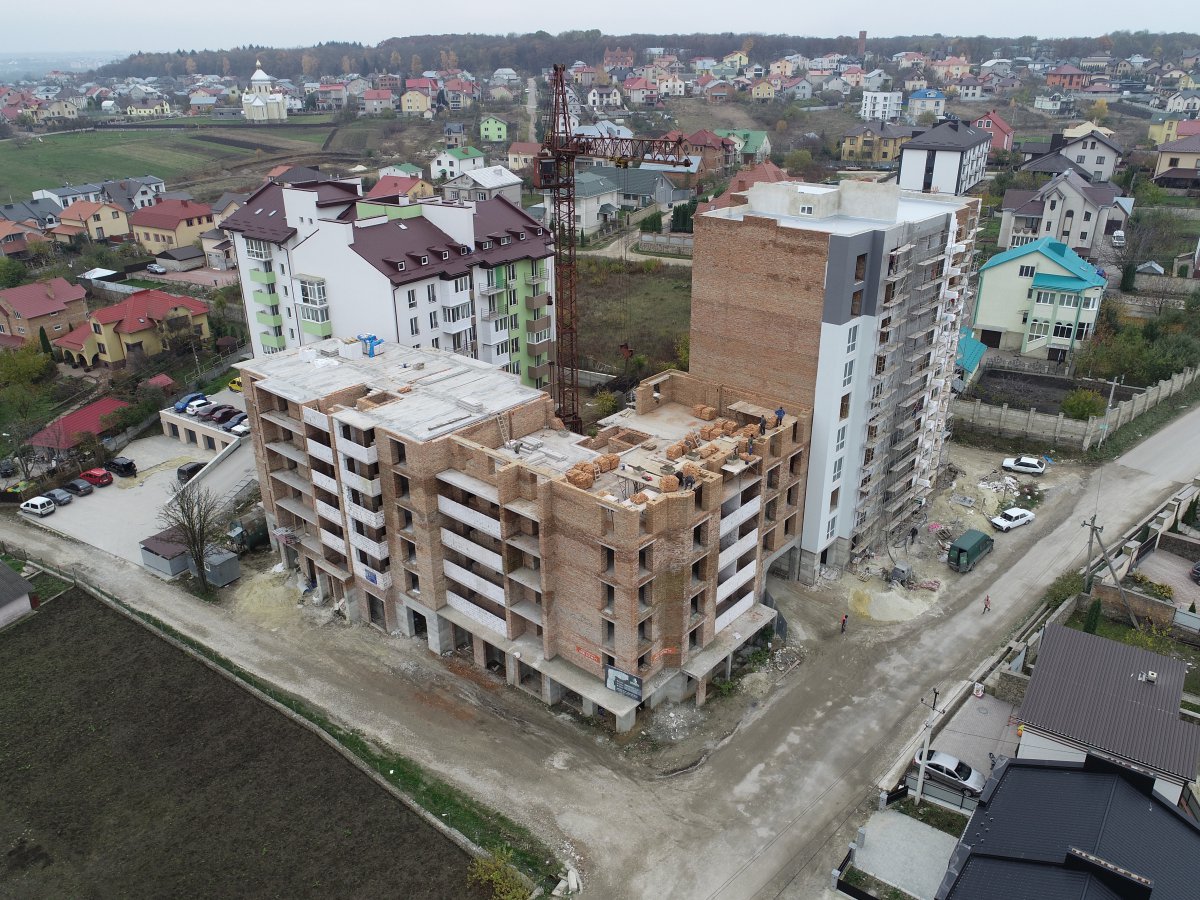 Фотозвіт по будівництву ЖК “КОМФОРТ ТАУН ПЛЮС” (13.11.2020 року) - Комфорт Житлобуд