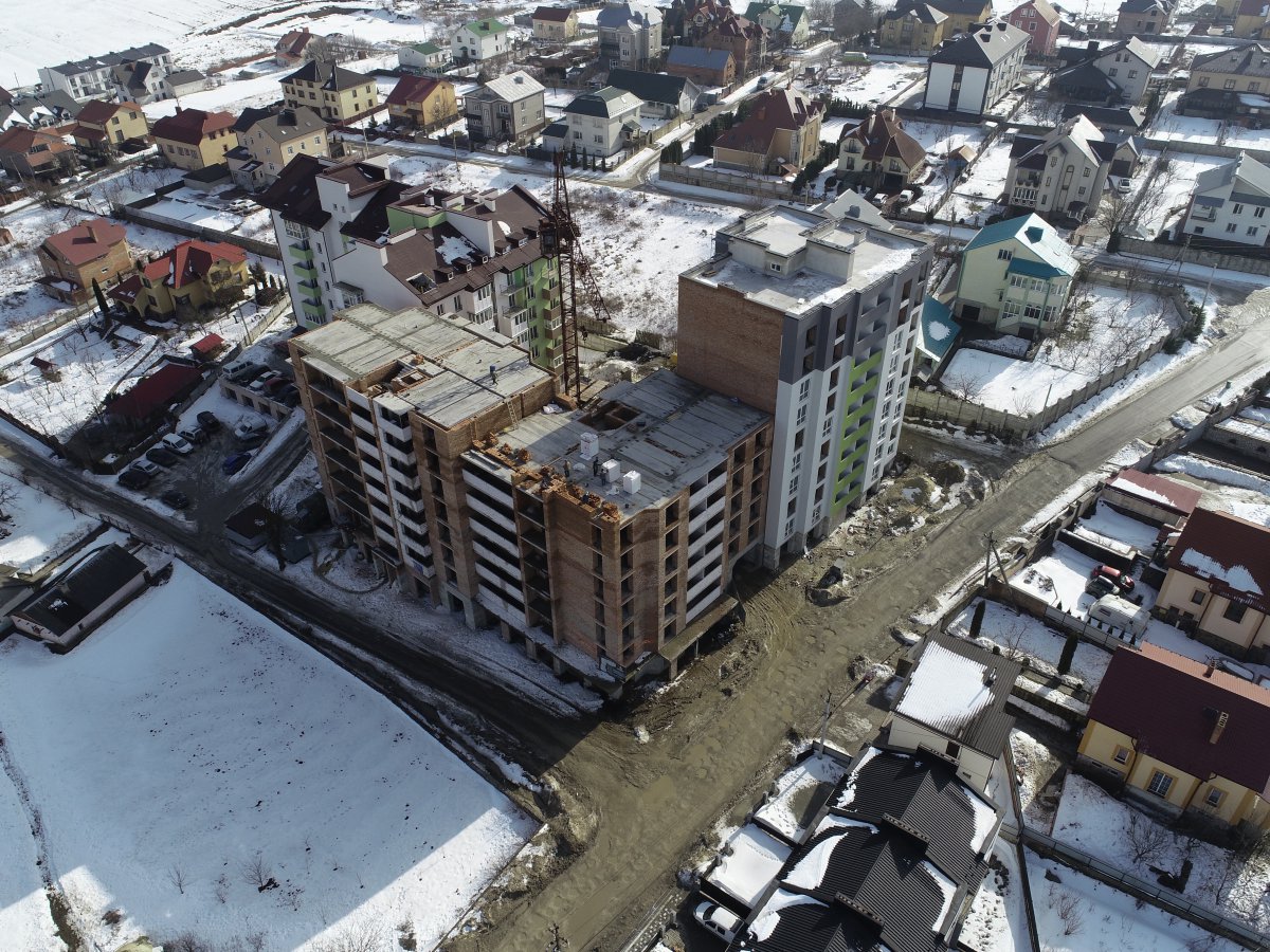 Фотозвіт по будівництву ЖК “КОМФОРТ ТАУН ПЛЮС” (26.02.2021 року) - Комфорт Житлобуд