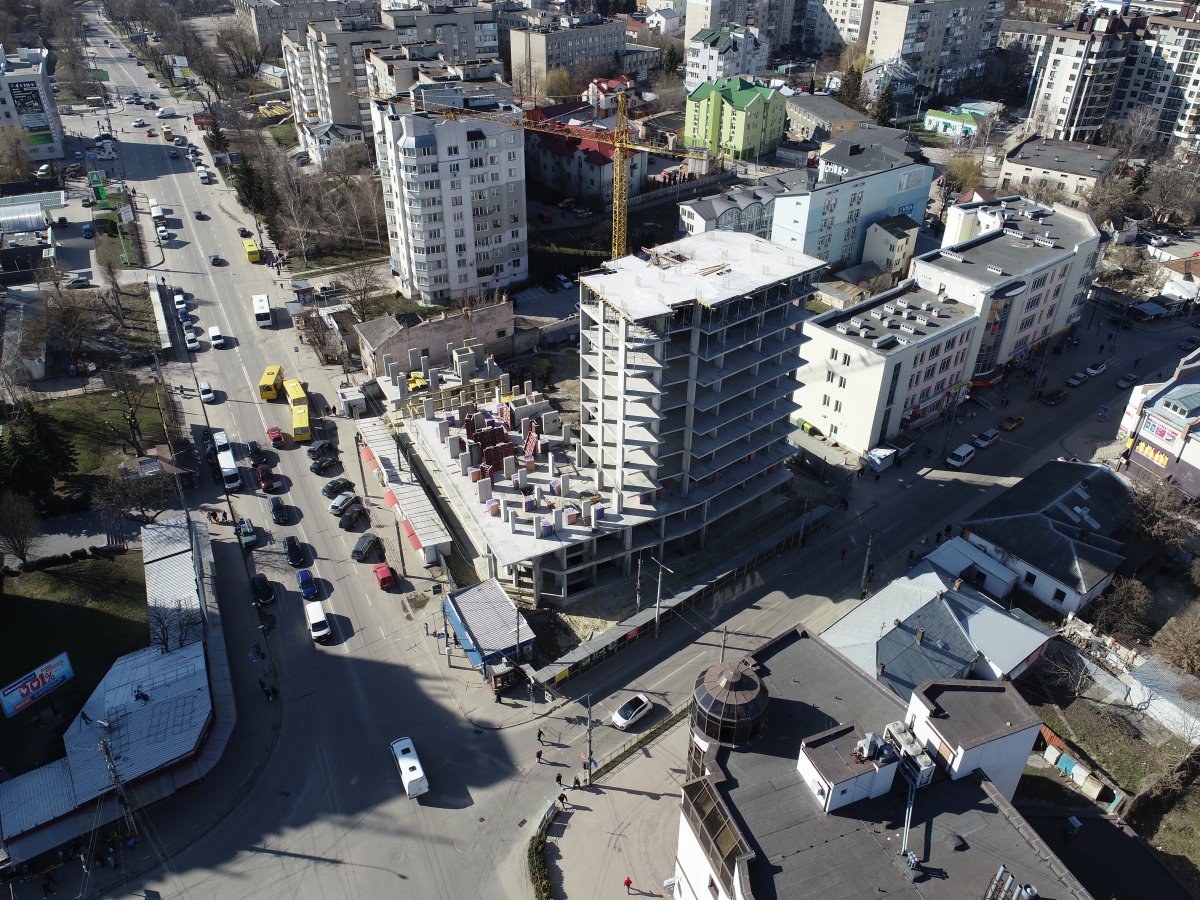 Фотозвіт по будівництву ЖК “ЦЕНТРАЛ ХОЛ” (31.03.2021 року) - Комфорт Житлобуд