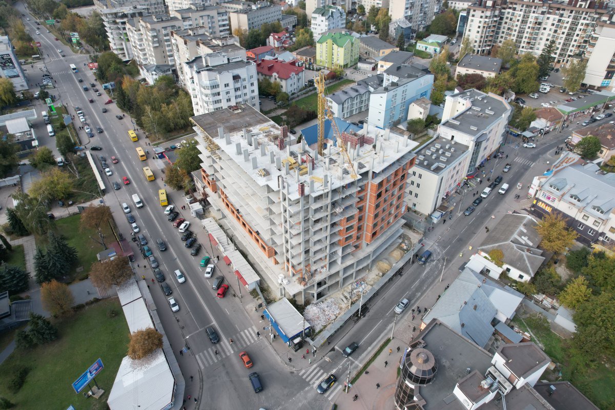 Фотозвіт по будівництву ЖК “ЦЕНТРАЛ ХОЛ” (11.10.2021 року) - Комфорт Житлобуд
