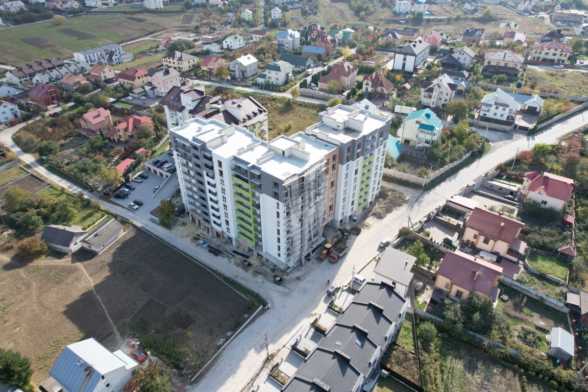 Фотозвіт по будівництву ЖК “КОМФОРТ ТАУН ПЛЮС” (11.10.2021 року) - Комфорт Житлобуд